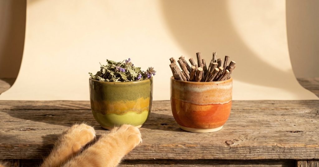 Por que ter catnip E matatabi no estoque atrai mais cliente do que só um dos dois