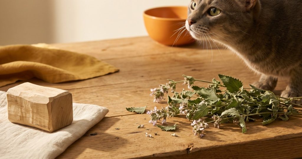 O que catnip e matatabi colocam no seu produto — além de cheiro de erva