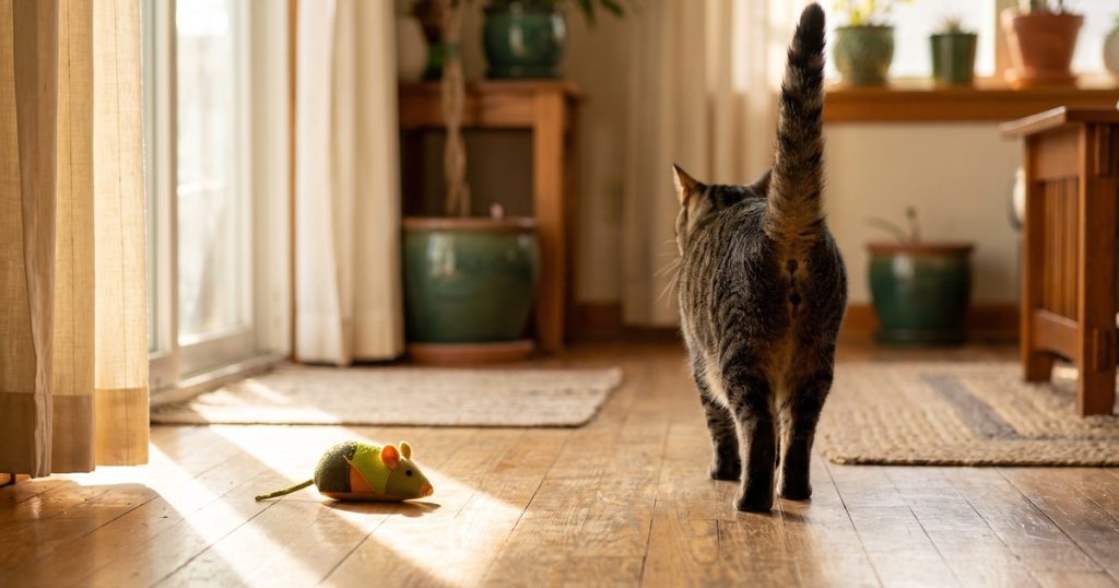 O erro de dosagem de catnip que faz o gato ignorar o seu brinquedo